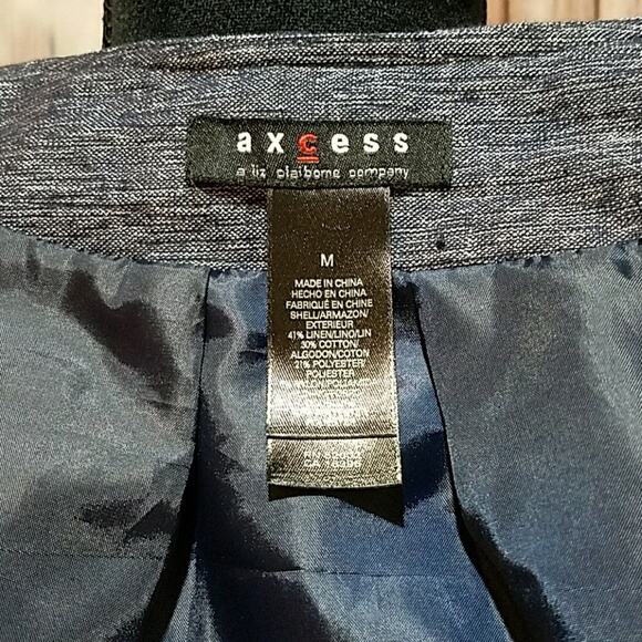 Axcess Denim look medium cropped jacket - Picture 4 of 4